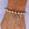 Bibi bijoux silver tone love heart bracelet - Image 4