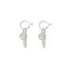 Bibi bijoux gold & silver tone feather earrings - Image 3